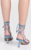 NEW ALOHAS KENDRA BLOOM DENIM HEELS - ALL SIZES