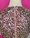 NEW FRENCH CONNECTION ROSE SEQUIN DRESS - 0