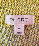 PILCRO DECONSTRUCTED TWEET SWEATER - XS