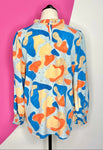 NEW JODIFL PRINTED CLEMENTINE TOP - L