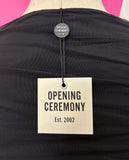 NEW OPENING CEREMONY BLACK MESH DRESS - S