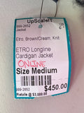 LONGLINE ETRO CARDIGAN JACKET - 42/S/M
