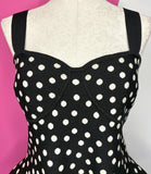 EXPRESS POLKA DOT TOP + SKIRT (2PC) - XL