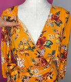 ANTHROPOLOGIE FARM RIO SOIGNE WRAP DRESS - M