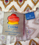 ANTHRO FARM RIO STRIPED WIDE LEG PANTS - M