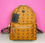 NEW MCM VISETOS STARK MONOGRAM BACKPACK