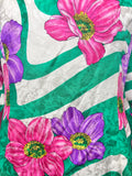 VINTAGE ANNE CRIMMINS SILK FLORAL TOP - 6