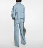 AGOLDE NYX OVERSIZED DENIM SHIRT - L