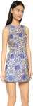 ALICE + OLIVIA CARRIE JACQUARD MINI DRESS - 6