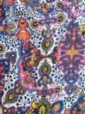 VERONICA BEARD MAC PAISLEY PRINT CREPE MIDI SKIRT - 10