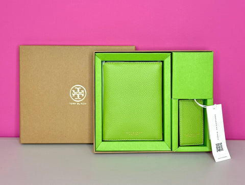 2PC NEW TORY BURCH PASSPORT + LUGGAGE TAG SET