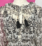 NEW ANTHROPOLOGIE MARAIS CHIFFON DRESS - LP