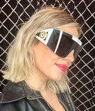 SUNGLASSES - VERSACE MEDUSA CLEAR SHIELDS