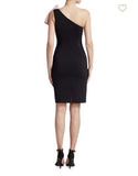 NEW BADGLEY MISCHKA BOW FRONT DRESS - 8