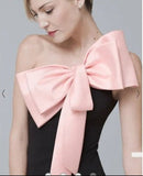NEW BADGLEY MISCHKA BOW FRONT DRESS - 8