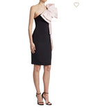 NEW BADGLEY MISCHKA BOW FRONT DRESS - 8