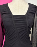 NEW OPENING CEREMONY BLACK MESH DRESS - S