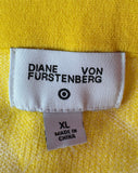 NEW DIANE VON FURSTENBERG GINKGO HALTER DRESS - XL
