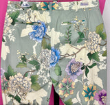 JOHNNY WAS SWINGLINE FLORAL TROUSER - 8