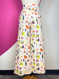NEW OAT ITALIAN NOVELTY PRINT JEANS - 8/29