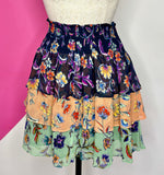 RAMY BROOK FLORAL SIANNA TIERED MINI - L