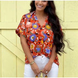 CABI VISIONARY LIMITED EDITION REPLAY BLOUSE - L