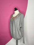 ANTHROPOLOGIE ANGEL OF THE NORTH CONFETTI SWEATER
