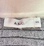 A.L.C. LYONS STRIPE INTARSIA KNIT SKIRT - XS