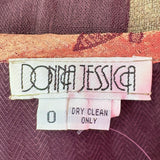VINTAGE DONNA JESSICA KIMONO BUTTON JACKET - XS/S