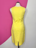 LUXURY VALENTINO SUNFLOWER SHIFT DRESS - 40/6