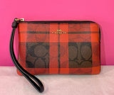 FIELD PLAID SIGNATURE C COACH WRISTLET