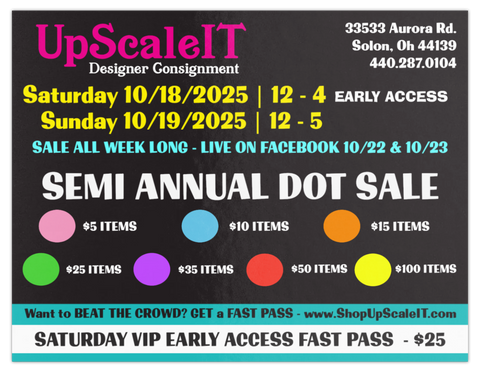 * VIP EARLY ACCESS PASS - FALL 2025 DOT SALE *