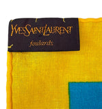 VINTAGE YSL "HOMAGE A MATISSE" SCARF