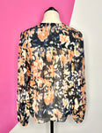 TANYA TAYLOR MIRANDA ABSTRACT BLOUSE - S