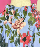 PEARL BY LELA ROSE FLORAL TOP - XL