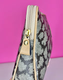 VINTAGE YSL GIRAFFE PRINT TOILETRY CLUTCH