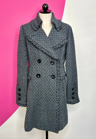 BETH BOWLEY ANTHROPOLOGIE WOOL COAT - 10