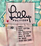 VINTAGE LILLY PULITZER SOUTH OCEAN DRESS - 10