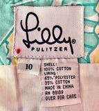 VINTAGE LILLY PULITZER SOUTH OCEAN DRESS - 10