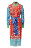 ESCADA 100% SILK DSEHRA FANTASY DRESS - DE46/XL