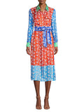 ESCADA 100% SILK DSEHRA FANTASY DRESS - DE46/XL
