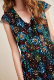 NEW EVA FRANCO GLENNA SEQUIN DRESS - 0