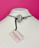 NEW BOKS & BAUM VENISE AGATE HOWLITE NECKLACE