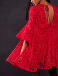 NEW FREE PEOPLE LE FLEUR BABYDOLL DRESS -S/M