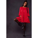 NEW FREE PEOPLE LE FLEUR BABYDOLL DRESS -S/M