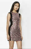 NEW FRENCH CONNECTION ROSE SEQUIN DRESS - 0