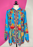 NEW TASHA POLIZZI 100% SILK EMBROIDERED JACKET - OS