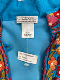 NEW TASHA POLIZZI 100% SILK EMBROIDERED JACKET - OS