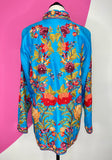 NEW TASHA POLIZZI 100% SILK EMBROIDERED JACKET - OS