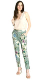 JOHNNY WAS SWINGLINE FLORAL TROUSER - 8